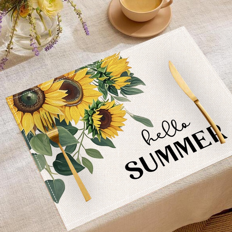Linen Table Runner - Conjunto de 5 Peças de Caminho