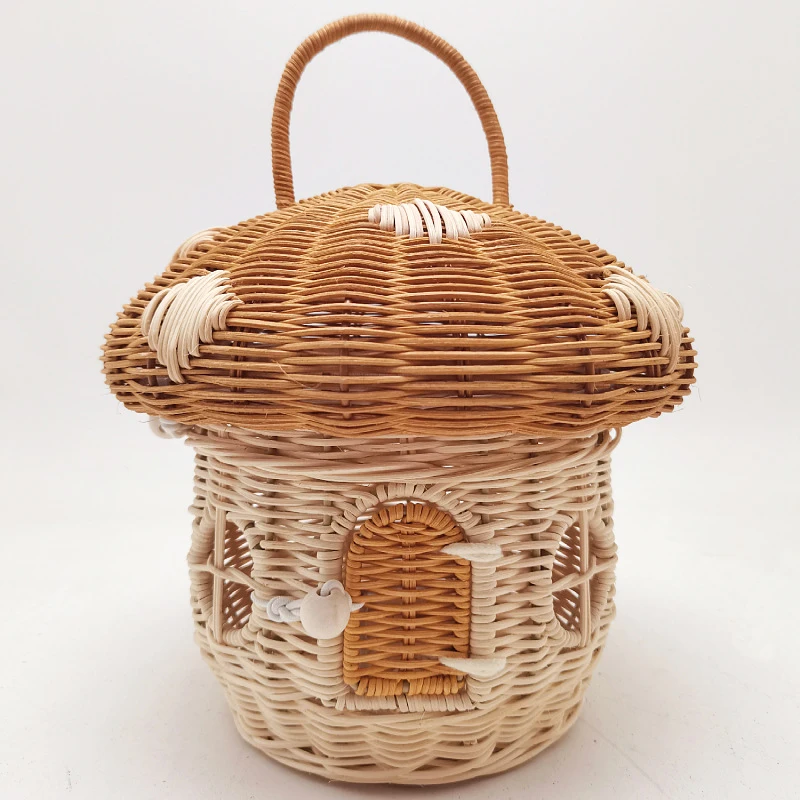 Rattan Plant Basket - Cestas de piquenique ao ar livre