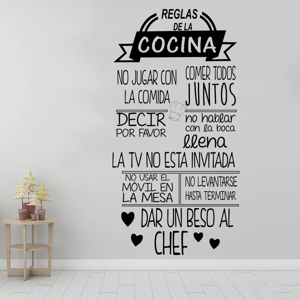 Home Decor Indonesia - 1 pc agradável reglas de la
