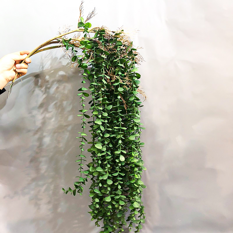 Rattan Plant Basket - 104cm falso eucalipto rattan plantas artificiais