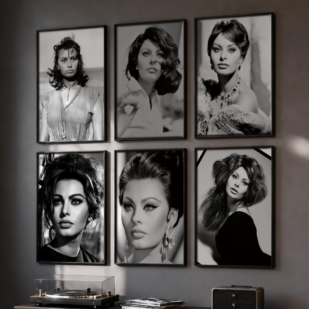 Home Decor Magazine - Pôster de Revista Fashion S_Sophia Loren
