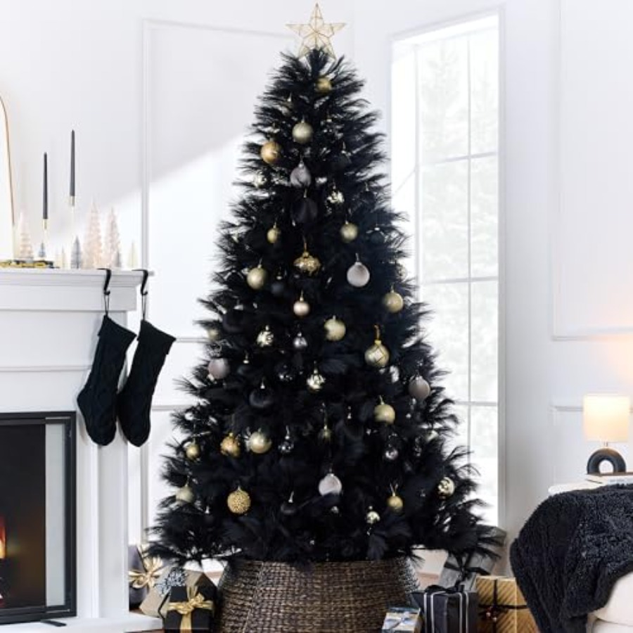 Pampas Grass Decor - Decoração para árvore de Natal: grama