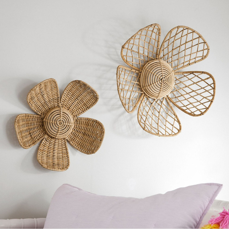 Home Decor Za - Ins nórdico tecido rattan flor ornamentos