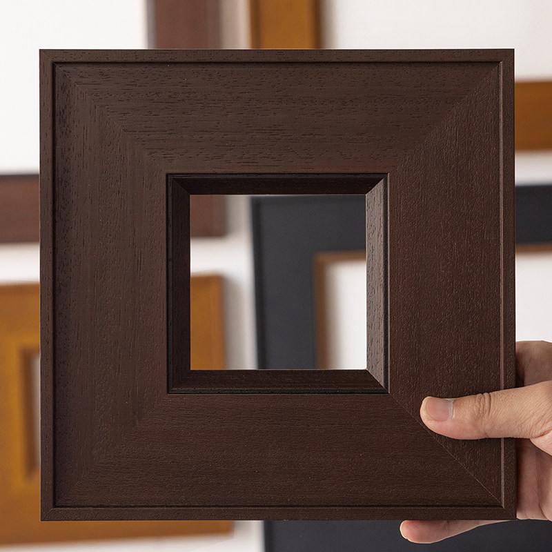 Bamboo Photo Frame - Quadros de madeira maciça personalizados, simples,