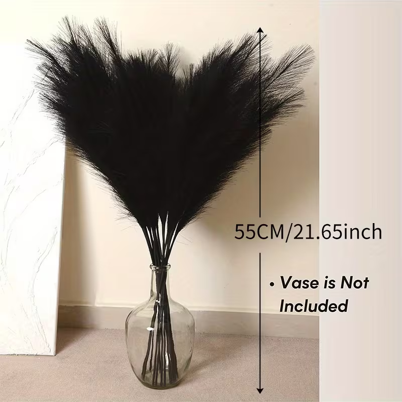 Pampas Grass Decor - Conjunto de 6 Peças de Grama