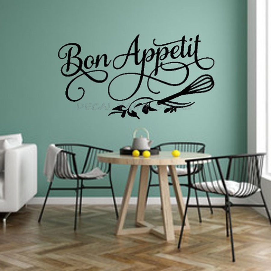 Home Decor Indonesia - Bom apetite decalque da parede sala
