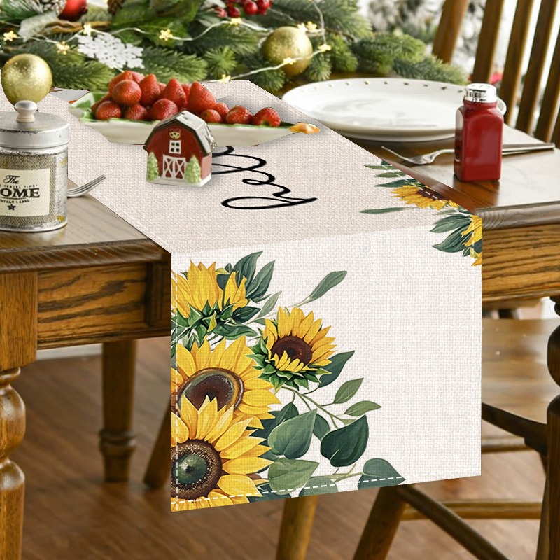 Conjunto de 5 Peças de Caminho - Linen Table Runner avaliação e preço