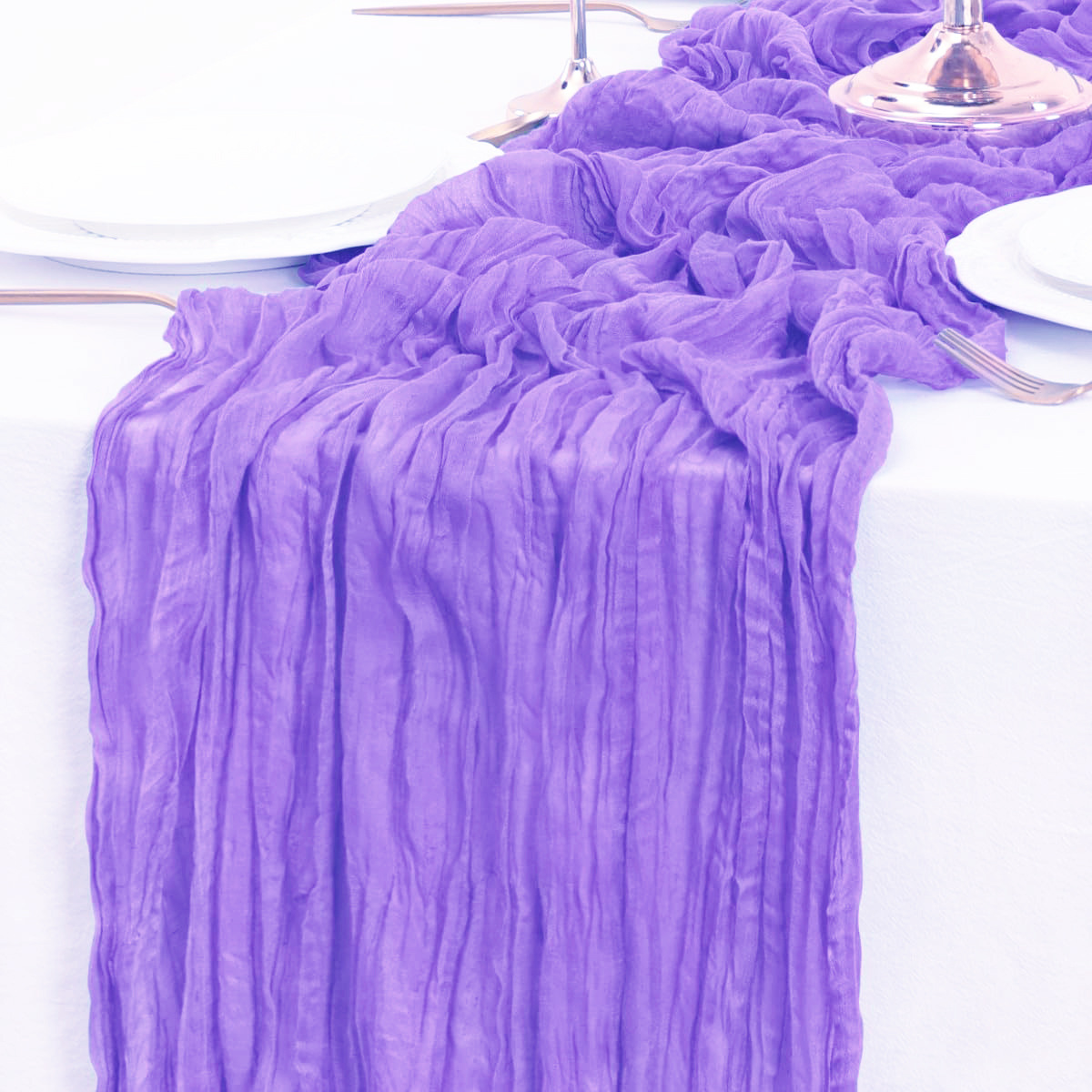 Corredor de mesa vermelho gaze - Linen Table Runner avaliação e preço