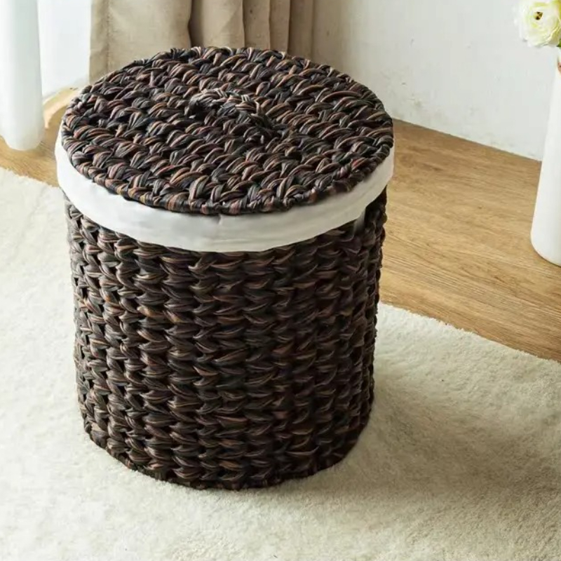 Caixa de armazenamento marrom  - Rattan Plant Basket avaliação e preço