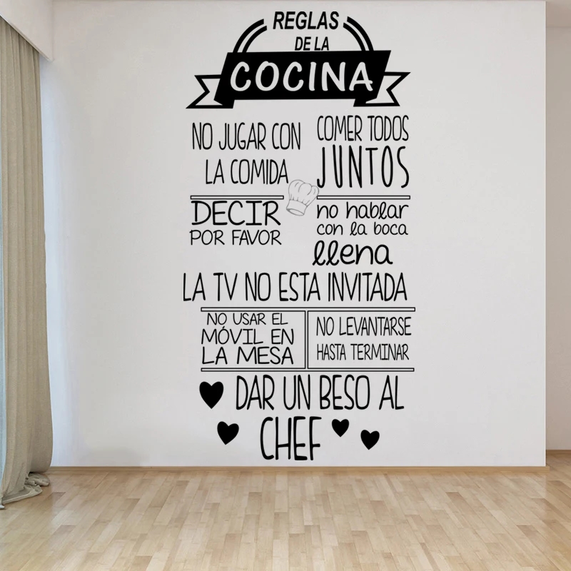 1 pc agradável reglas de la co - Home Decor Indonesia avaliação e preço