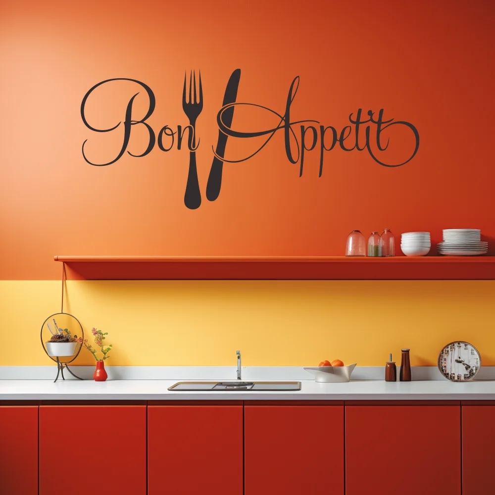 Adesivo de parede com garfo e  - Home Decor Free App avaliação e preço