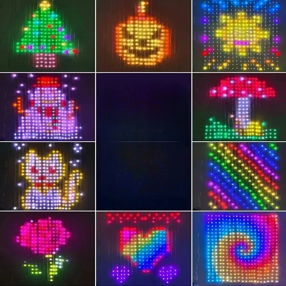 Cortina de Luzes LED Pixel com - Home Decor Free App avaliação e preço