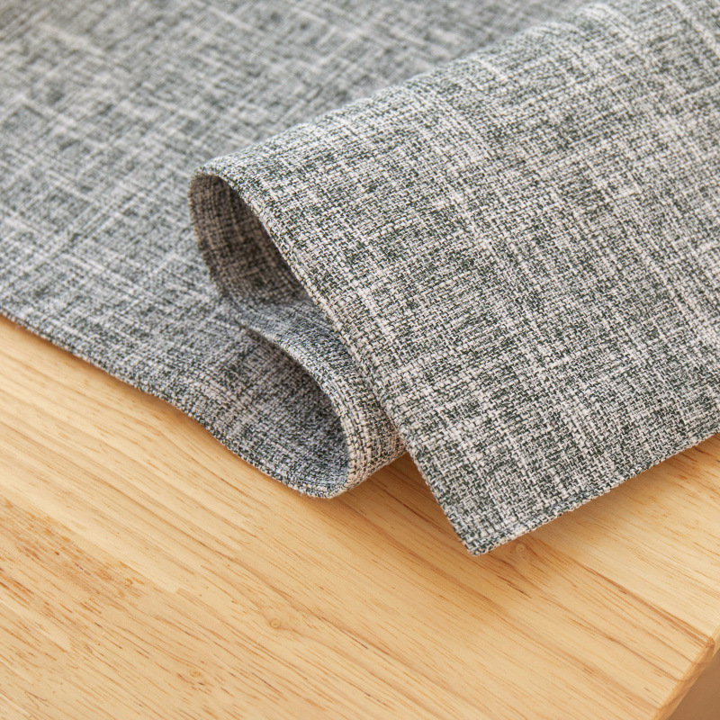 Novo linho grosso cor sólida l - Linen Table Runner avaliação e preço