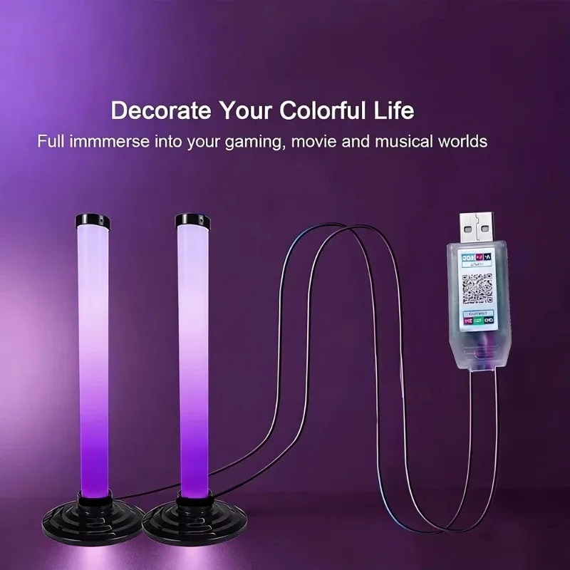 Barra de Luz LED RGB Alimentad - Home Decor Free App avaliação e preço