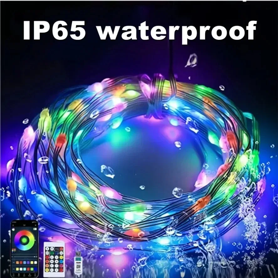 Luzes de Fada LED RGB WS2812B  - Home Decor Free App avaliação e preço