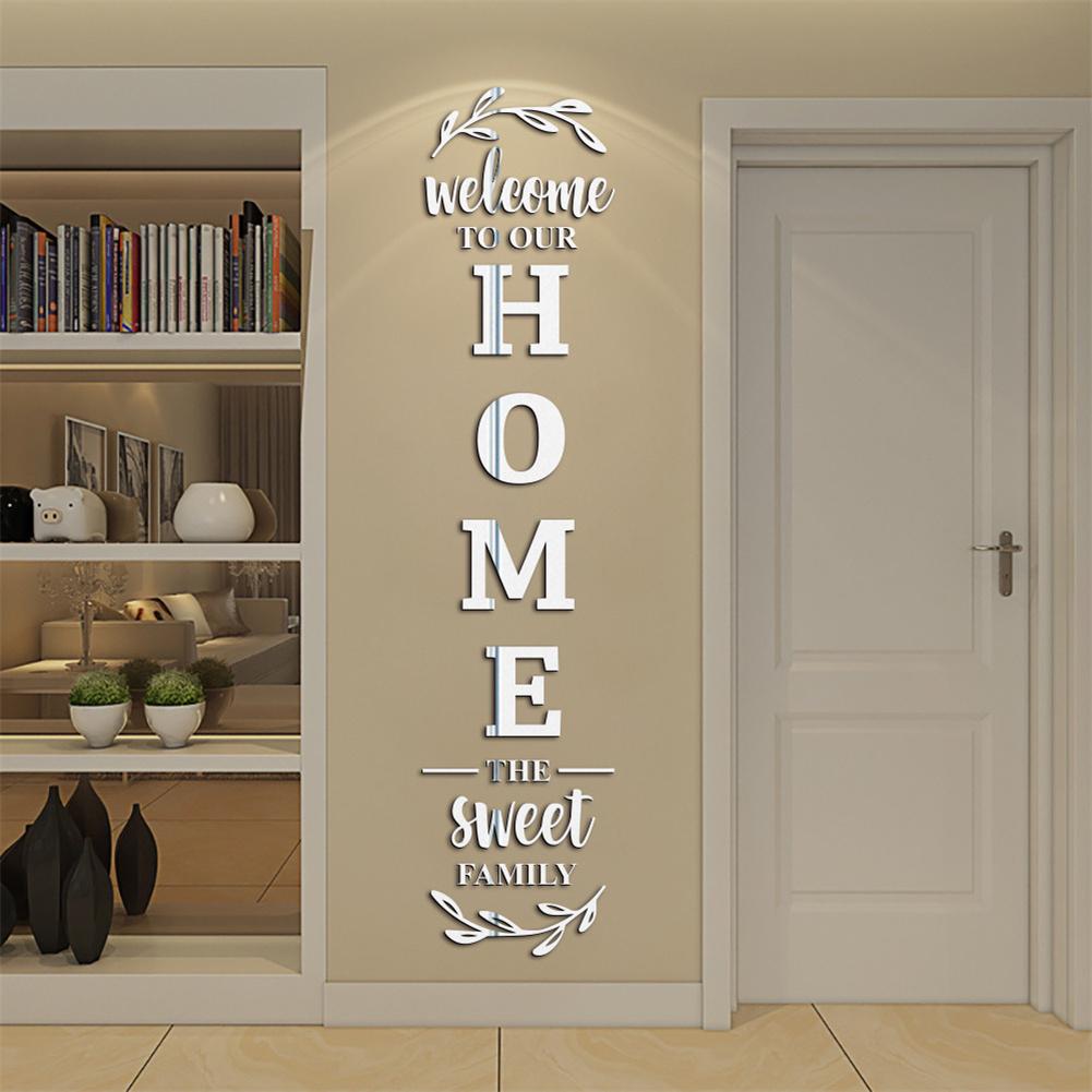 Adesivo de parede espelhado 3d - Home Decor Y2K avaliação e preço
