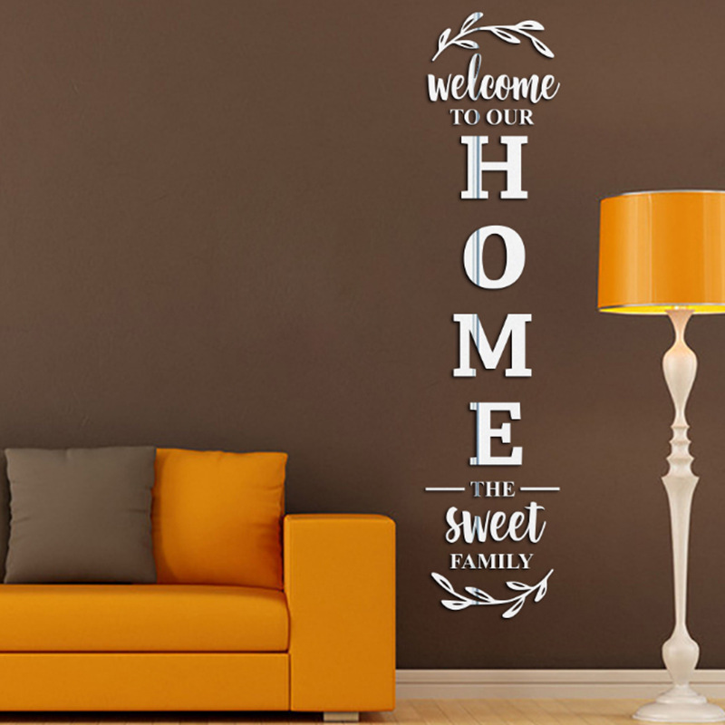 Adesivo de parede espelhado 3d - Home Decor Y2K avaliação e preço