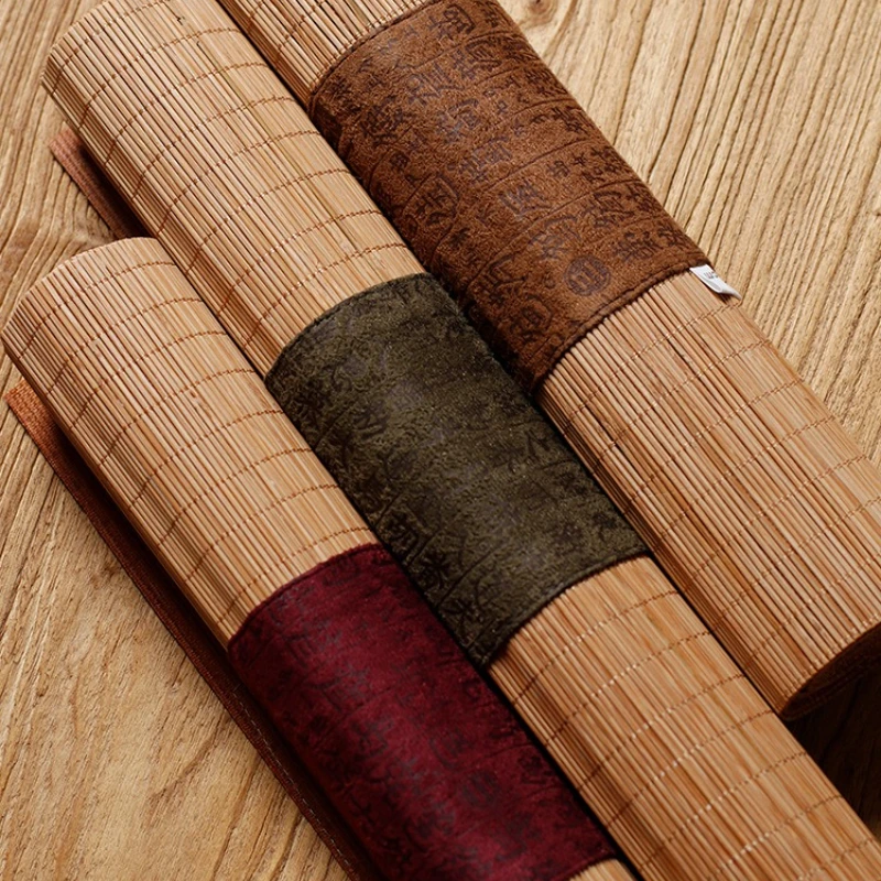 Tapete de Chá de Bambu em Teci - Linen Table Runner avaliação e preço