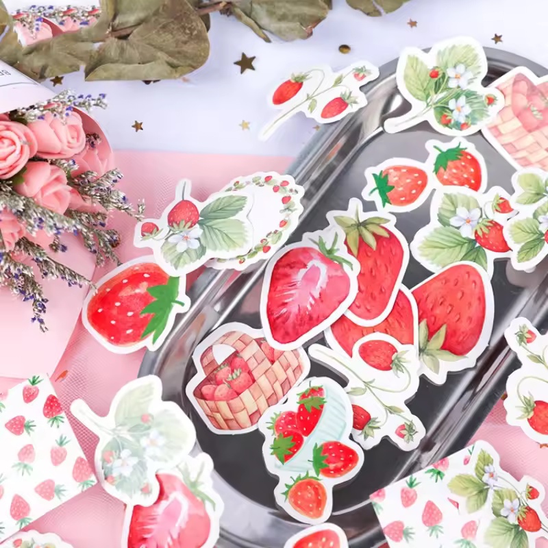 45 Adesivos de Morango para Ca - Home Decor Magazine avaliação e preço