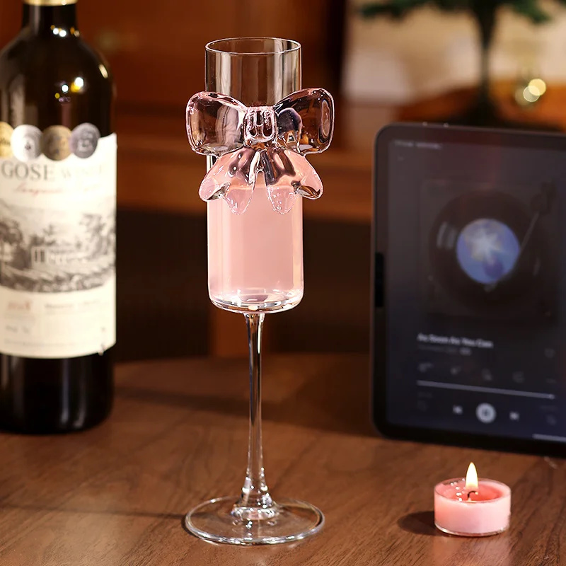 Taças de Vinho com Laço de Cas - Home Decor Y2K avaliação e preço