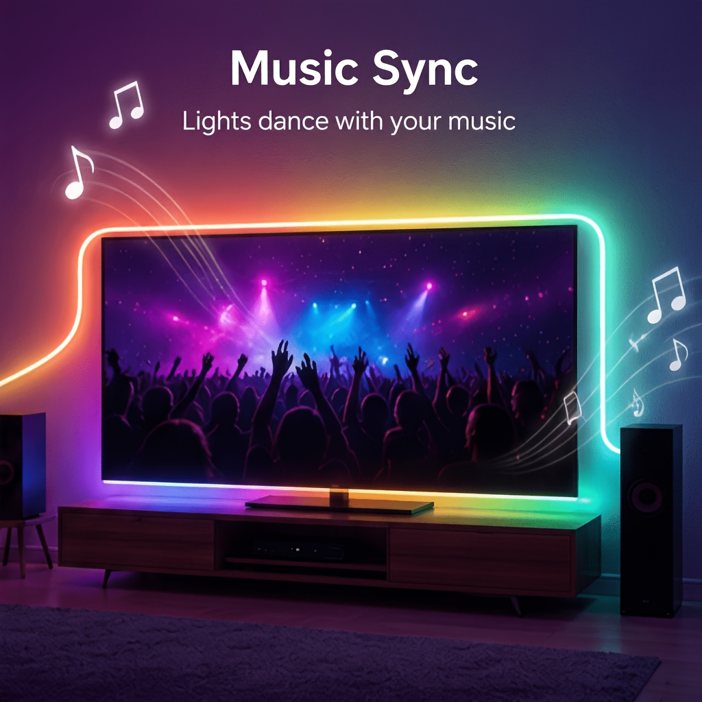 Fita de Luz LED Neon RGBIC Fle - Home Decor Free App avaliação e preço