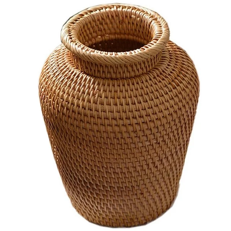 Cesta de vime rattan pendurado - Rattan Plant Basket avaliação e preço