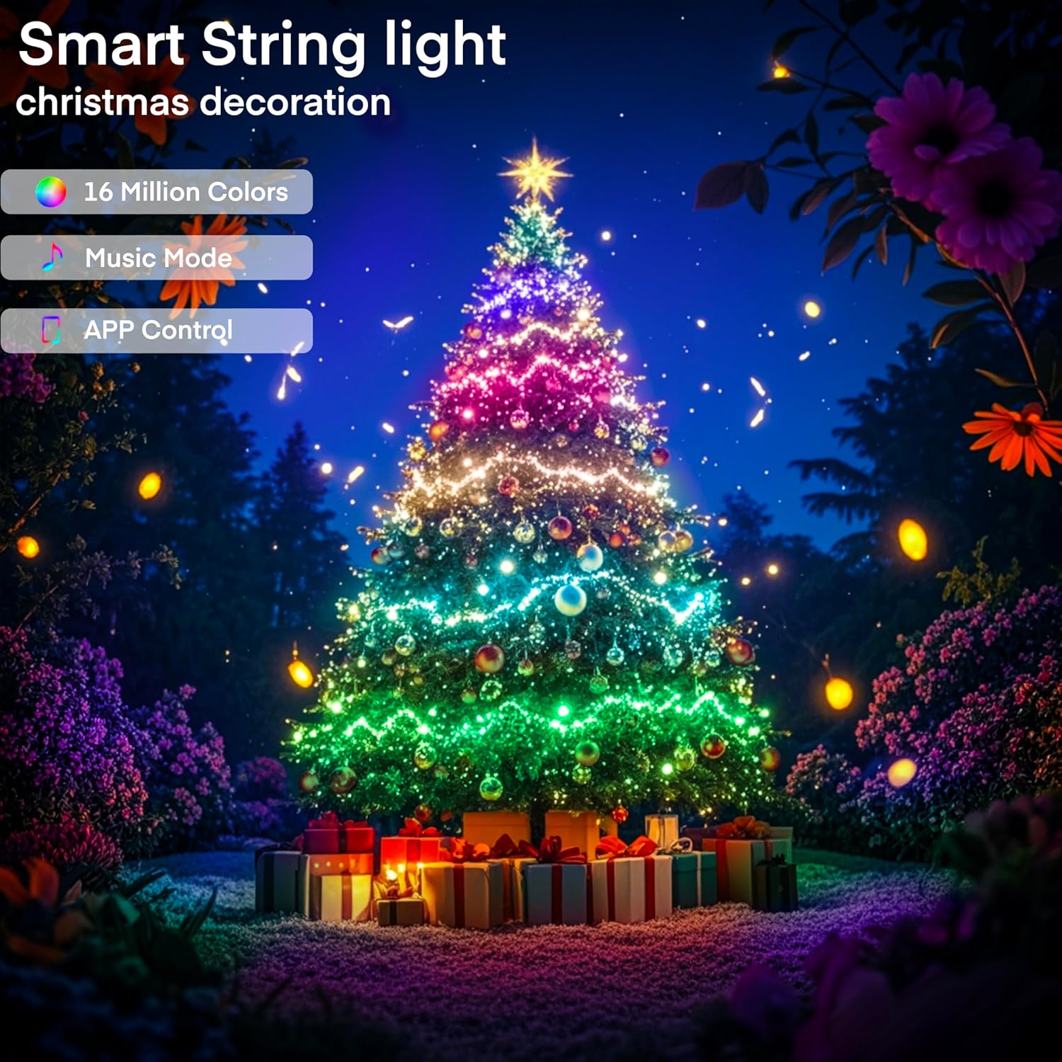 Luzes de Cordão LED WS2812B RG - Home Decor Free App avaliação e preço