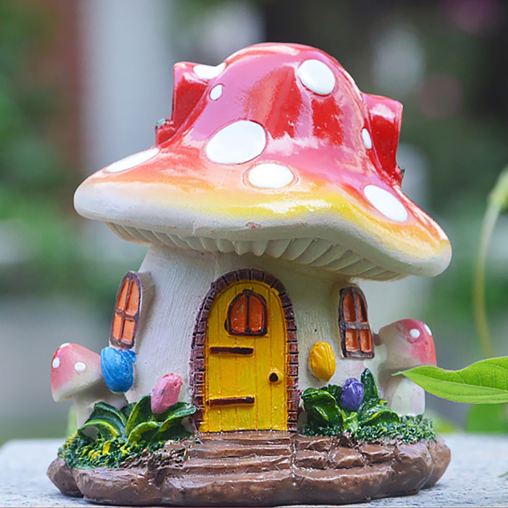 Casa de cogumelo em miniatura  - Home Decor Za avaliação e preço