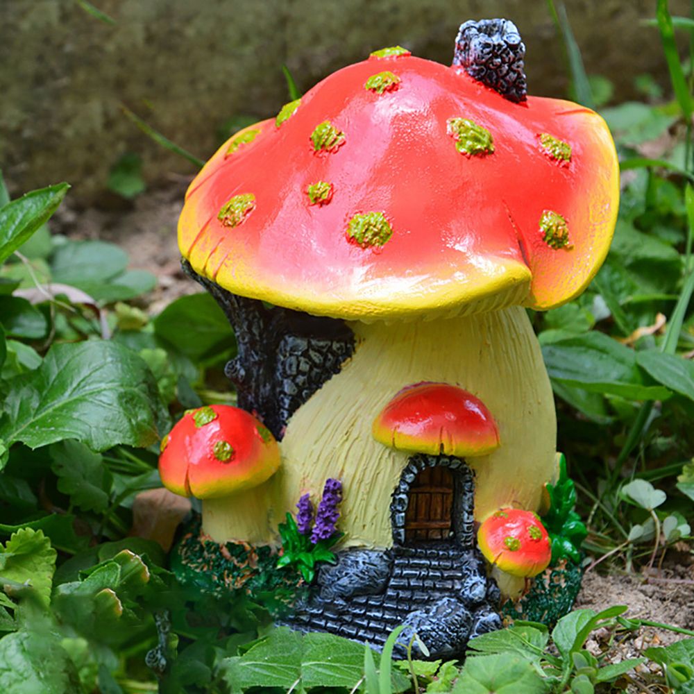 Casa de cogumelo em miniatura  - Home Decor Za avaliação e preço
