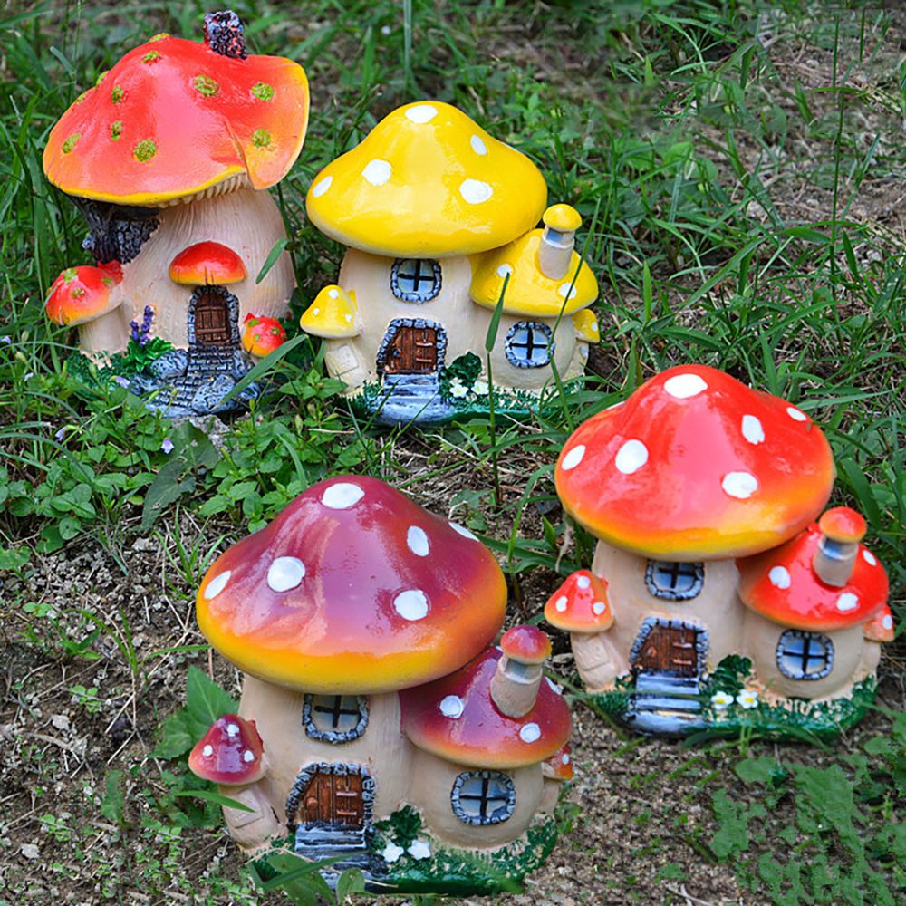 Casa de cogumelo em miniatura  - Home Decor Za avaliação e preço