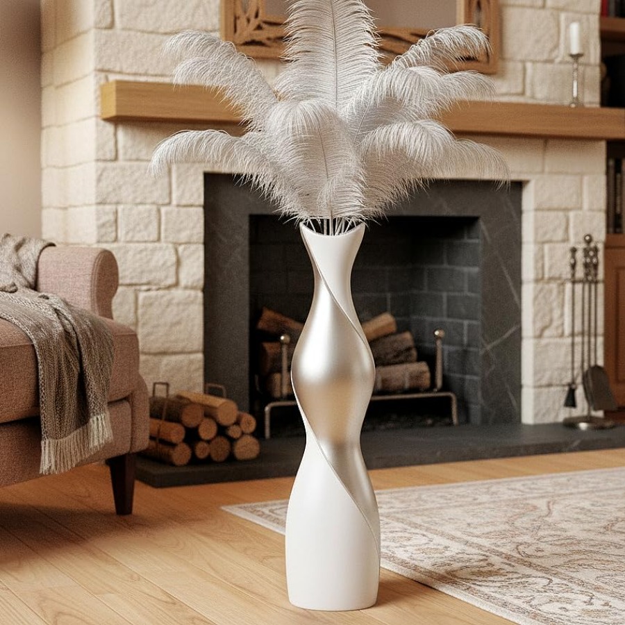 Vaso de Chão Moderno para Sala - Pampas Grass Decor avaliação e preço