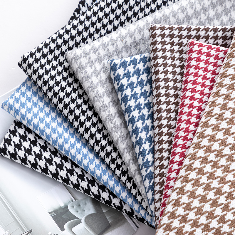 Tecidos houndstooth de alta qu - Linen Table Runner avaliação e preço
