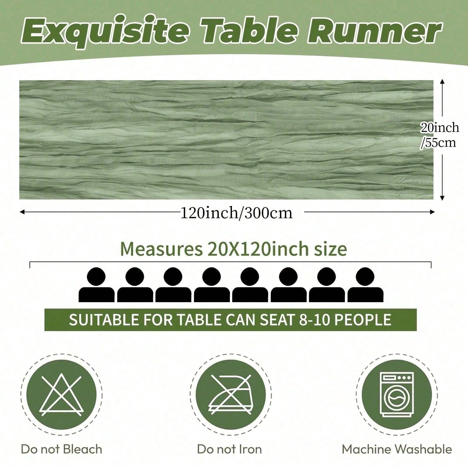 Kit com 6 Caminhos de Mesa de  - Linen Table Runner avaliação e preço