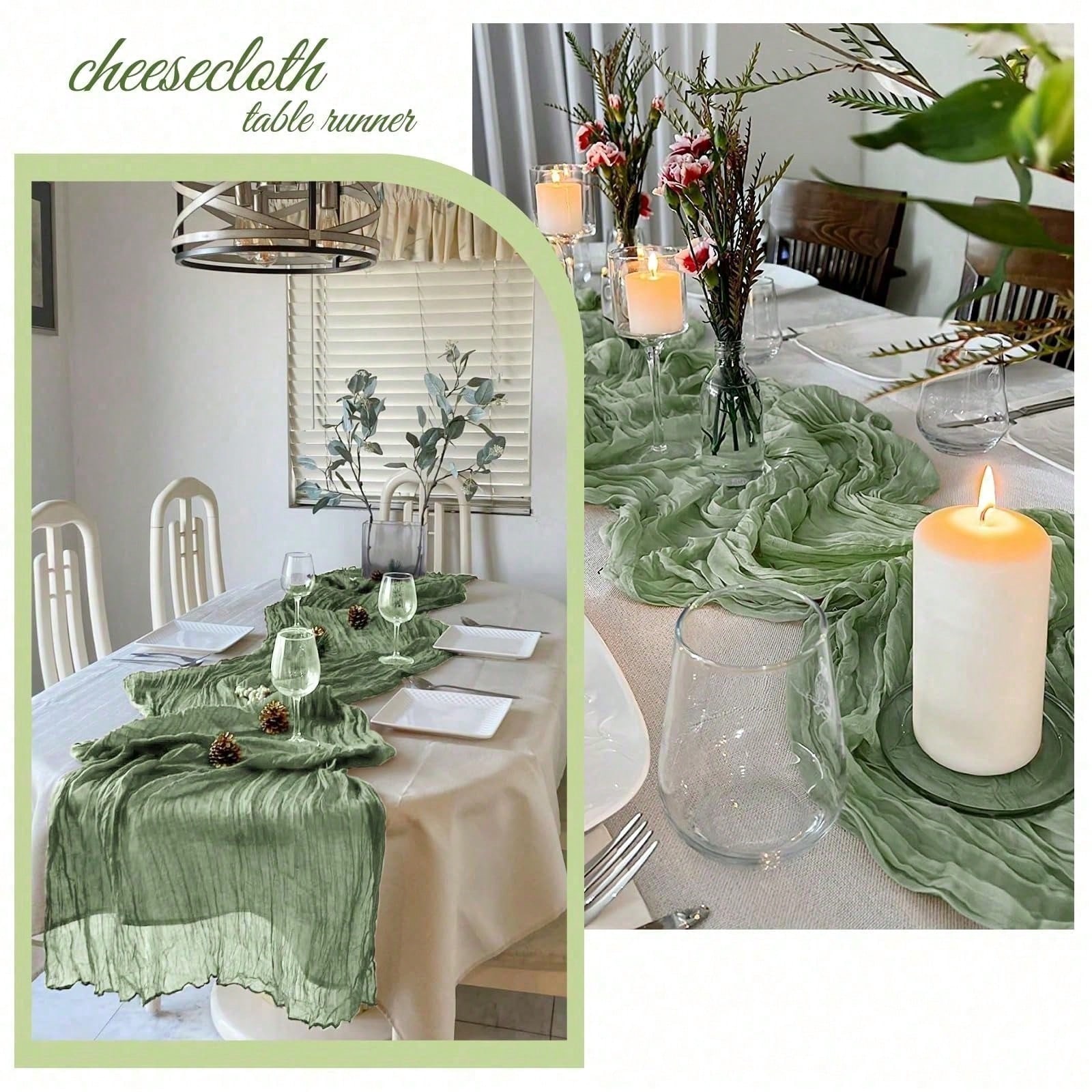 Kit com 6 Caminhos de Mesa de  - Linen Table Runner avaliação e preço