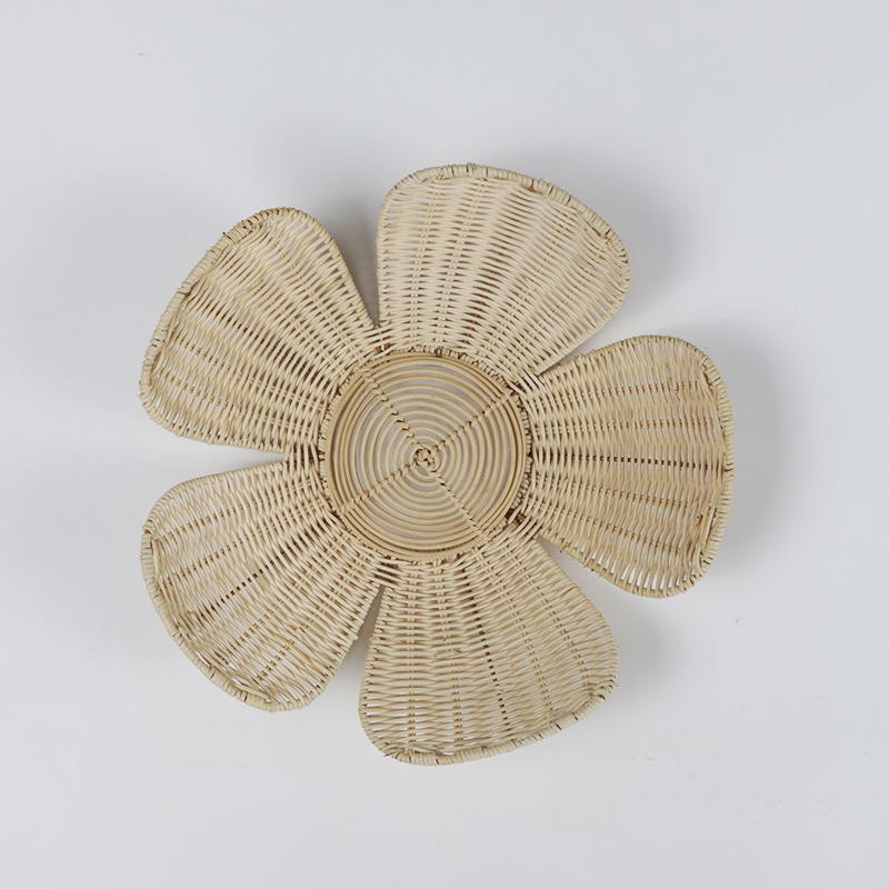 Ins nórdico tecido rattan flor - Home Decor Za avaliação e preço