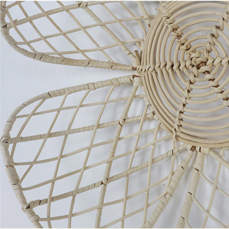 Ins nórdico tecido rattan flor - Home Decor Za avaliação e preço