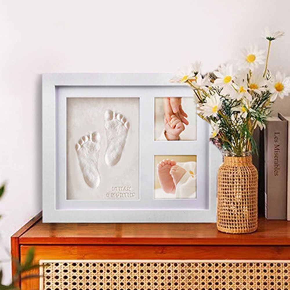 Kit de Moldagem de Pegadas e M - Bamboo Photo Frame avaliação e preço