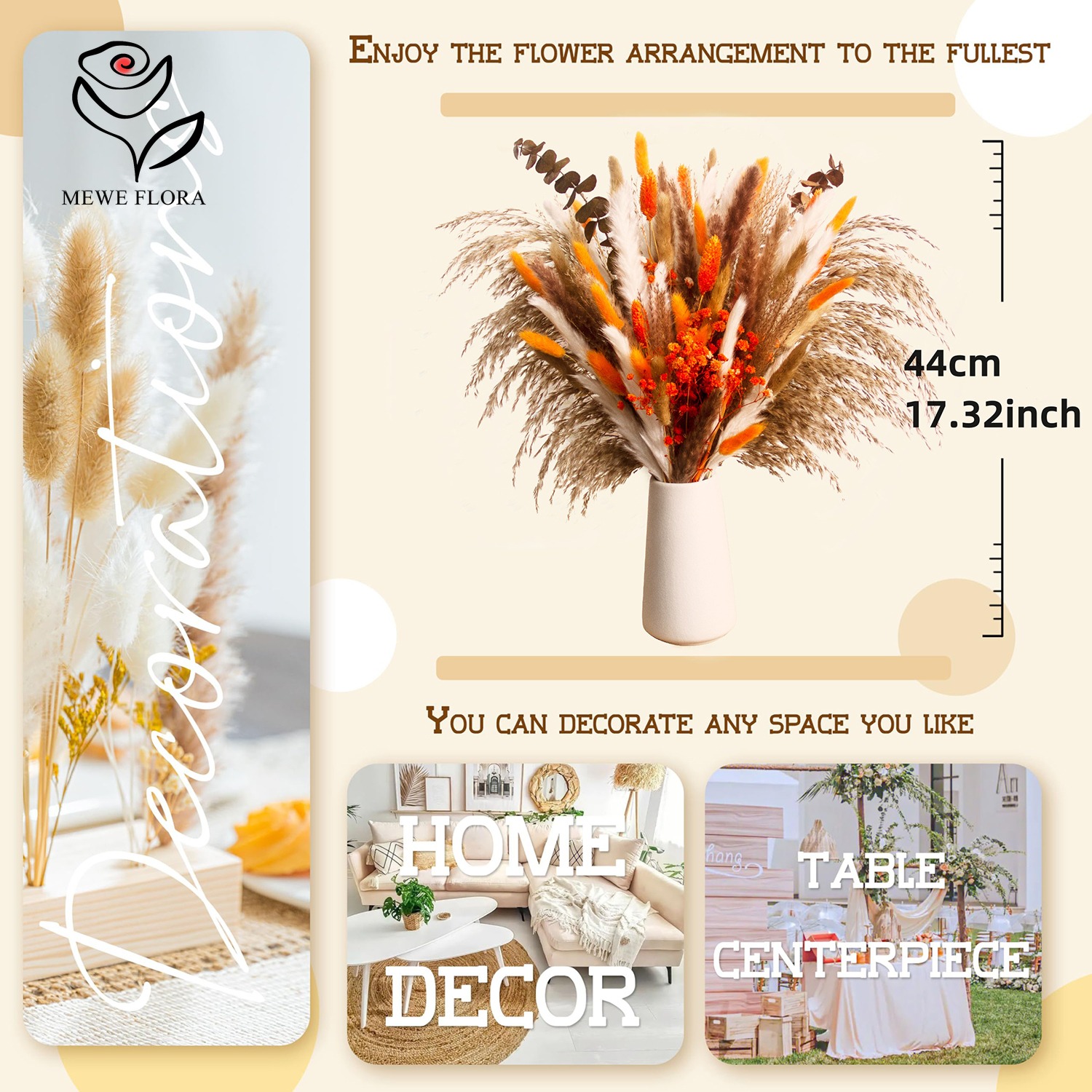 Conjuntos de buquê de flores n - Pampas Grass Decor avaliação e preço