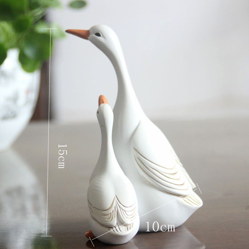 Divertimento bonito pato resin - Home Decor Za avaliação e preço