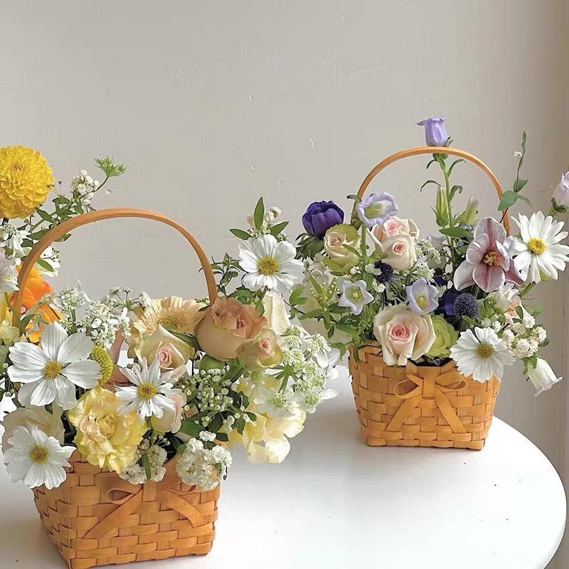 Nova Cesta de Vime de Salgueir - Rattan Plant Basket avaliação e preço