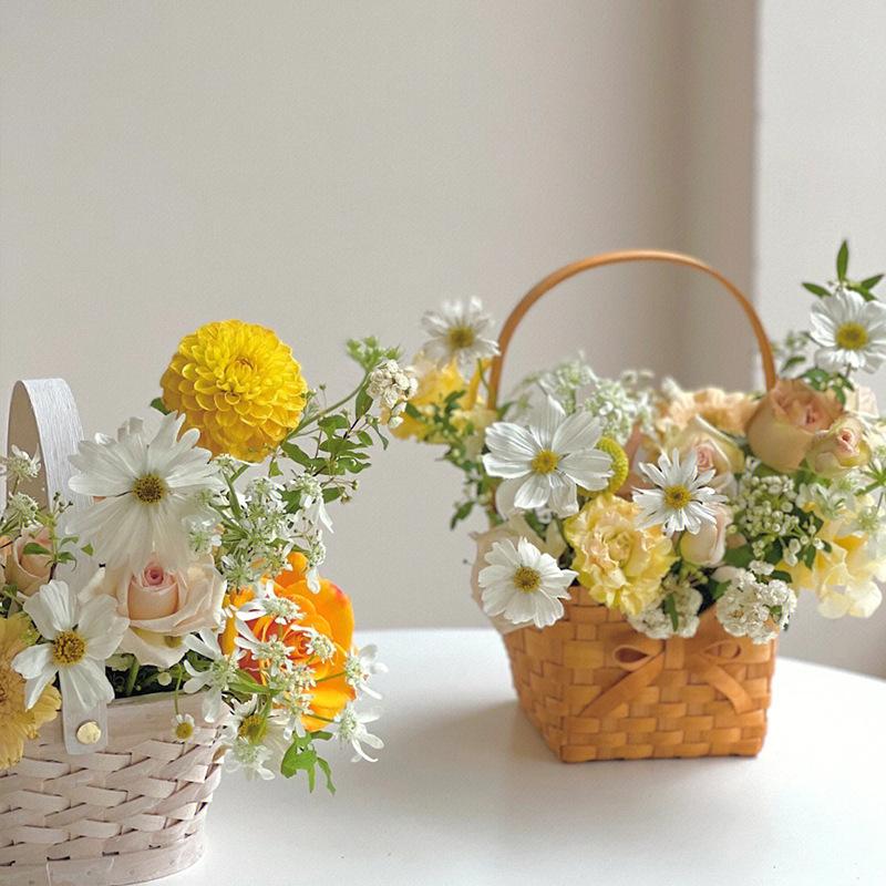 Nova Cesta de Vime de Salgueir - Rattan Plant Basket avaliação e preço