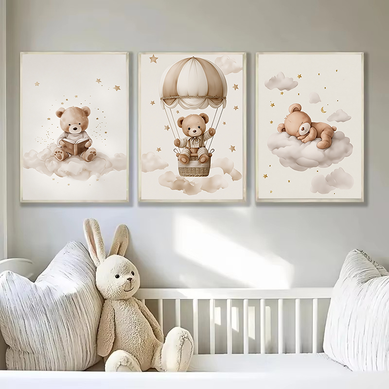 3 pçs/set boêmio urso de pelúc - Home Decor Theme avaliação e preço