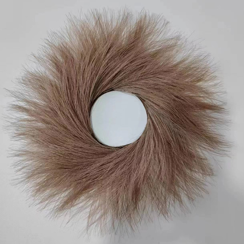 Grinalda de junco artificial p - Pampas Grass Decor avaliação e preço