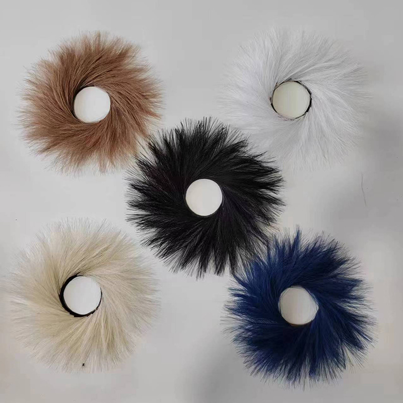 Grinalda de junco artificial p - Pampas Grass Decor avaliação e preço