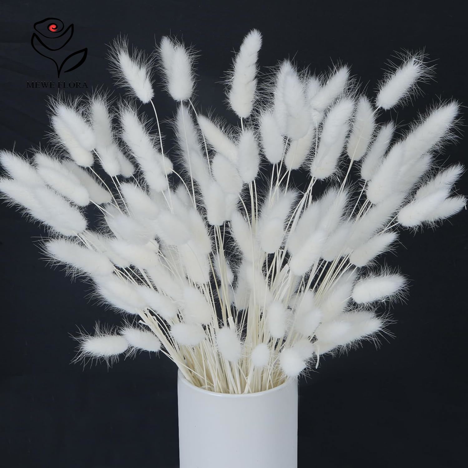 150 pçs branco natural fofo co - Pampas Grass Decor avaliação e preço